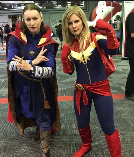 captain marvel cosplay by fans