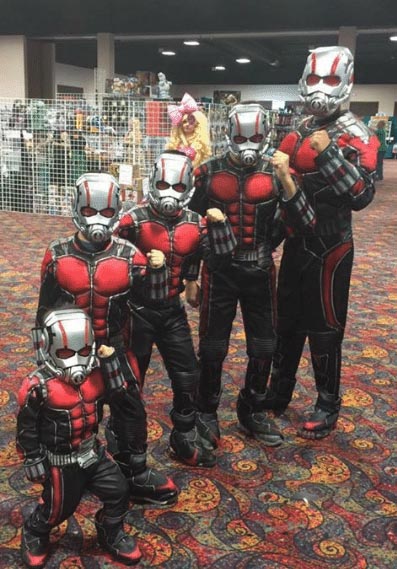 funny ant-man cosplay show 2