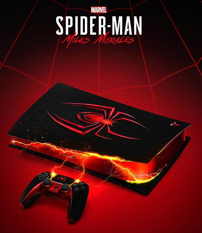 spider-man miles morales ps5 fansart edition